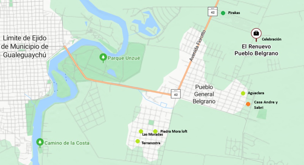 captura del mapa de ceremonia